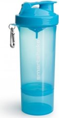 SmartShake Šejker Slim 400+100ml neón blue