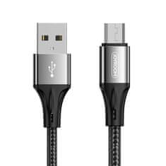 Joyroom Fast Charging kábel USB / Micro USB 3A 1m, čierny