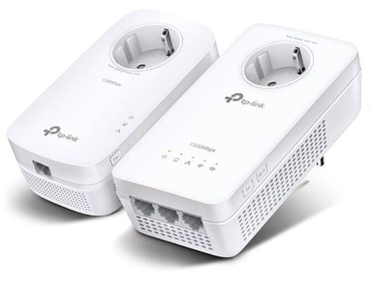 Výkonný Powerline adaptér TP-Link TL-WPA8631PKIT RJ-45 Gigabit Ethernet LAN praktické funkcie ultrarýchla prenosová rýchlosť Wi-Fi powerline stlačenie jedného tlačidla vysoká efektivita spoľahlivosť dosah 300 m