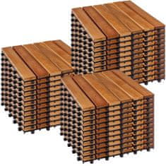Greatstore STILISTA drevené dlaždice, klasik, agát, 3 m2