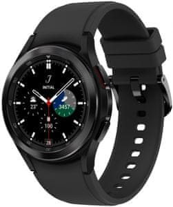 inteligentné hodinky Samsung Galaxy Watch4 Classic 42mm Black android nerez oceľ odolné vode Bluetooth nfc google pay reproduktor BIA