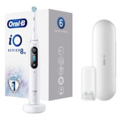 Oral-B magnetická zubná kefka iO Series 8 White Alabaster