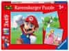 Ravensburger 051861 Puzzle Super Mario 3x49 dielikov