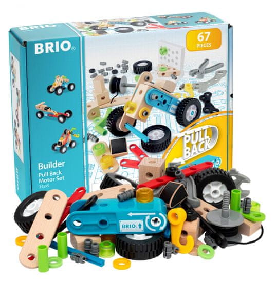 Brio 34595 Stavebnica Brio Builder pull-back systém