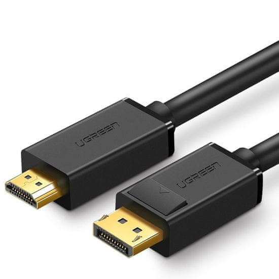 Ugreen DP101 kábel DisplayPort / HDMI 4K 1.5m, čierny