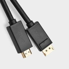 Ugreen Deluxe Computer kábel DisplayPort - HDMI 4K 3m, čierny