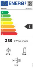 Gorenje americká chladnička NRS8182KX