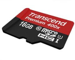 Transcend Micro SDHC Premium 400x 16GB 60MB/s UHS-I (TS16GUSDCU1)