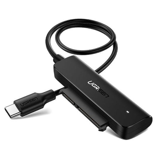 Ugreen CM321 adaptér HDD SSD 2.5'' SATA III 3.0 - USB-C 3.2, čierny