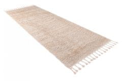 Chemex Koberec Chodníkový Versay Fringes So Strapcami Boho Shaggy Módne 6365A Ejf Béžová 70x200 cm