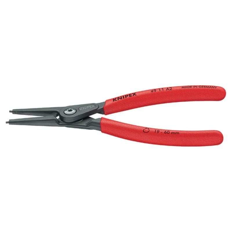 Format Kliešte na istiace krúžky rovné vrátane pružiny A0 mm KNIPEX