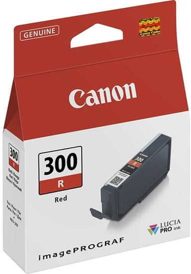 Canon PFI-300R (4199C001), červená