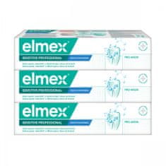 Elmex Zubná pasta Sensitive Professional Whitening 75 ml tripack