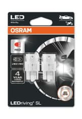 Osram OSRAM LED W21 / 5W 7515DRP-02B RED 12V 2,4W W3x16q