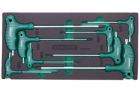 Jonnesway Modul penový - zástrčné kľúče TORX s T rukoväťou, T10 - T50, 8 ks - JONNESWAY H10MT08KV