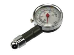 GEKO Manometer s ventilom, kovové púzdro, 0,5-7,5 bar - GEKO