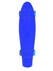 Pennyboard s LED kolieskami, 56 cm DARK BLUE S-150