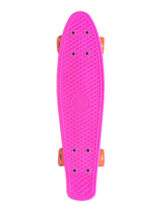 Pennyboard s LED kolieskami, 56 cm PINK/ORANGE S-152