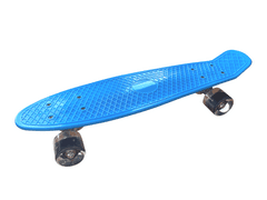 Pennyboard s LED kolieskami, 56 cm LIGHT BLUE/BLACK S-153