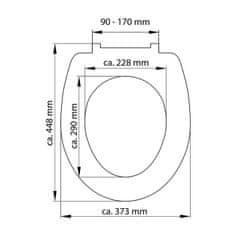 Eisl Duroplastové sedadlo so spomaľovacím mechanizmom SOFT-CLOSE Padajúca kvapka