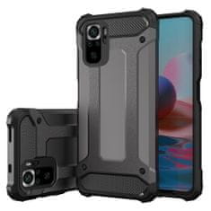 IZMAEL Puzdro Hybrid Armor pre Xiaomi Redmi Note 10/Redmi Note 10S - Čierna KP9538