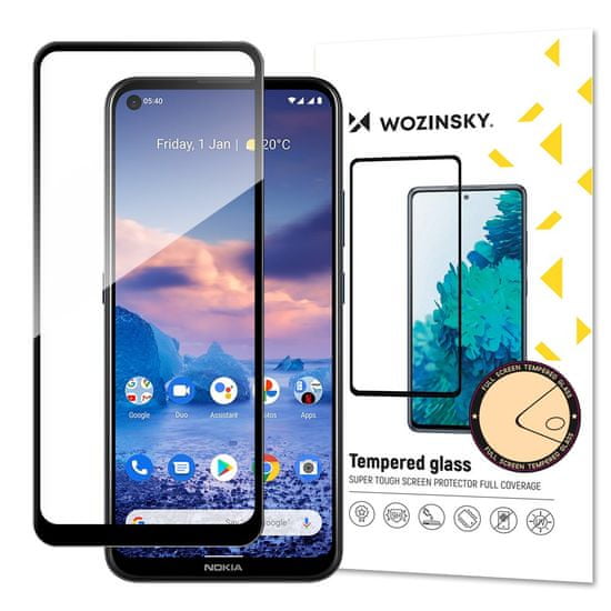 WOZINSKY Wozinsky ochranné tvrdené sklo pre Nokia 5.4 - Čierna KP9855