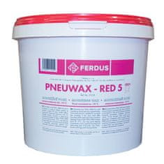 FERDUS Montážna vosk, pasta Ferdus PNEU WAX - RED 5, červený, mrazuvzdorný, 5 litrov