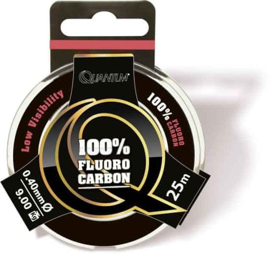 Quantum Náväzcové fluorocarbóny Predator 25m/0,40mm/ 9,00kg