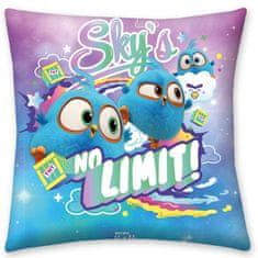 Halantex Vankúš Angry Birds Hatchlings Sky 40x40 cm 100% polyester