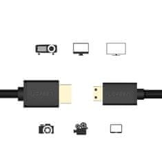 Ugreen HD108 kábel HDMI - mini HDMI 4K 1.5m, čierny