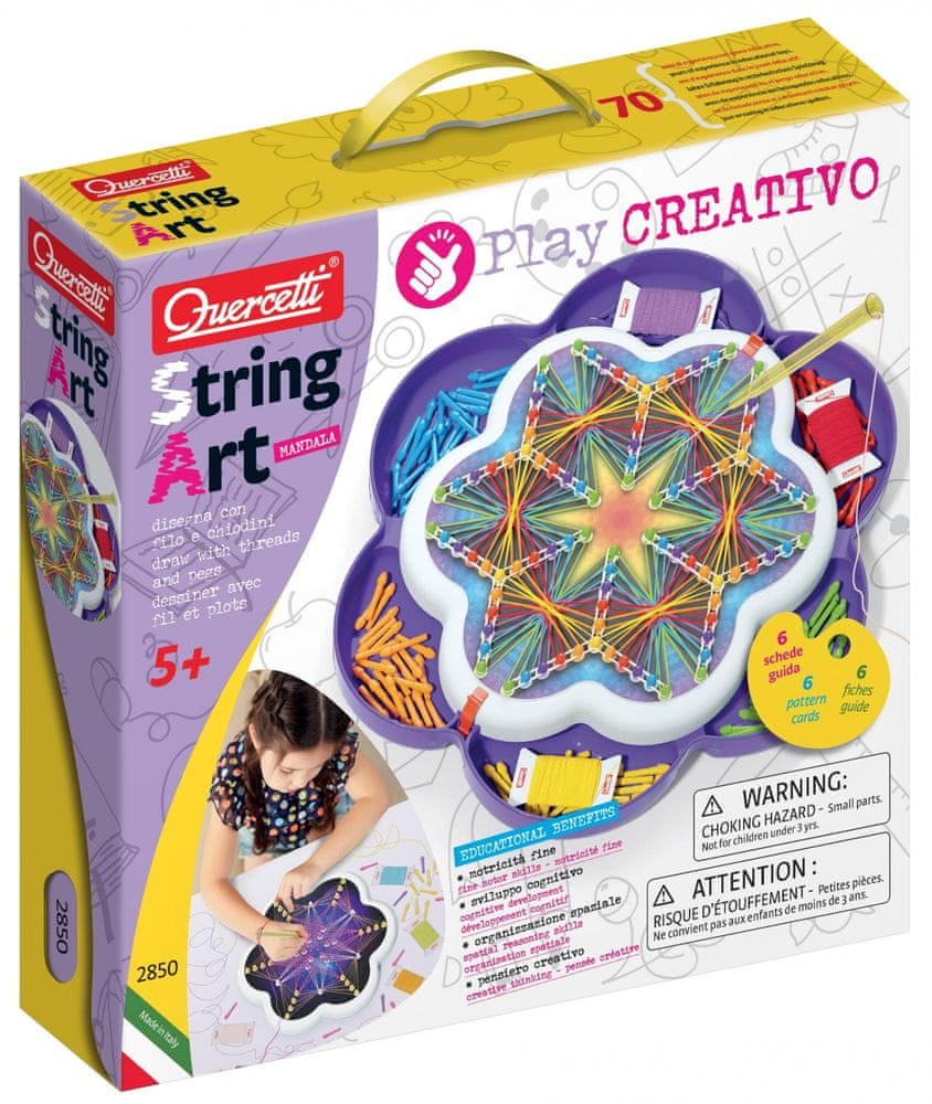 Quercetti String Art Mandala Play Creativo