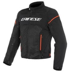 Dainese AIR-FRAME D1 TEX pánska letná textilná bunda čierna/biela/fluo-červená-veľkosť 58