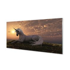 tulup.sk Sklenený obraz Unicorn horské slnko 100x50 cm 4 Prívesky