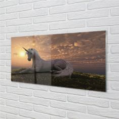 tulup.sk Sklenený obraz Unicorn horské slnko 100x50 cm 4 Prívesky