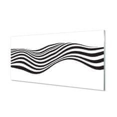 tulup.sk Nástenný panel  Zebra pruhy vlna 100x50 cm