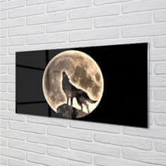 tulup.sk Nástenný panel  wolf moon 100x50 cm