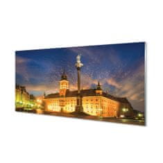 tulup.sk Nástenný panel  Warsaw Old Town sunset 120x60 cm