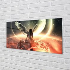 tulup.sk Nástenný panel  Ženského krídla meteorit mesiac 100x50 cm