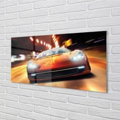 tulup.sk Obraz plexi Športové auto svetla mesta 120x60 cm 4 Prívesky