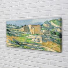 COLORAY.SK Obraz canvas Art maľoval dom na kopci 100x50 cm