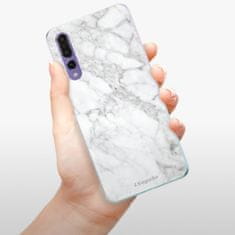 iSaprio Silikónové puzdro - SilverMarble 14 pre Huawei P20 Pro