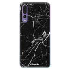 iSaprio Silikónové puzdro - Black Marble 18 pre Huawei P20 Pro