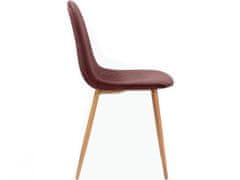 Danish Style Jedálenská stolička Ines (SET 4 ks), ružová