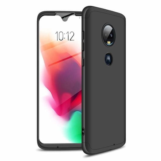 GKK Ochranné puzdro GKK 360 - Predný a zadný kryt celého mobilu pre Motorola Moto G7 - Čierna/Červená KP13317