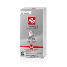 illy Lungo Classico, 10 ks kapsúl kompatibilných s Nespresso®* kávovarmi