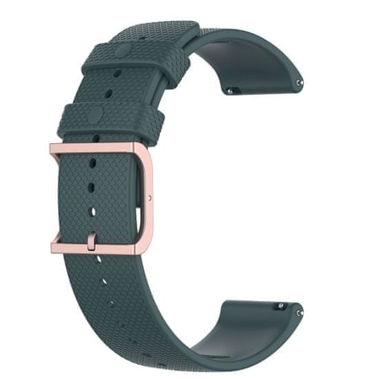 BStrap Silicone Rain remienok na Xiaomi Watch S1 Active, dark green