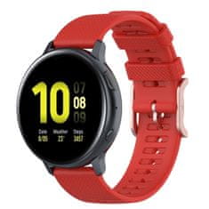 BStrap Silicone Rain remienok na Xiaomi Watch S1 Active, red