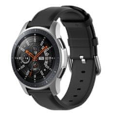 BStrap Leather Lux remienok na Samsung Gear S3, black