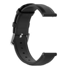 BStrap Leather Lux remienok na Xiaomi Watch S1 Active, black