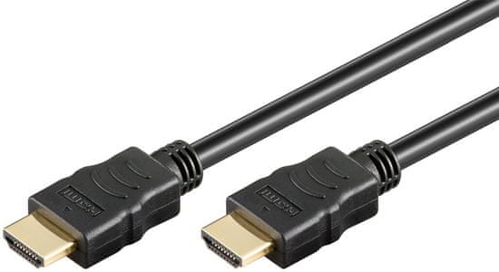 Goobay High Speed kábel + Ethernet v1.4; 7m - HDMI-M (A-A), čierny, zlatené kontakty; 51823